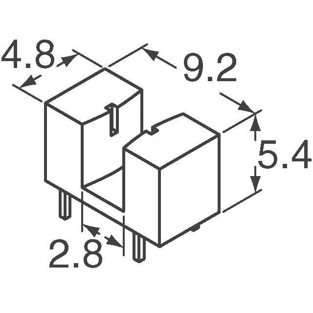 TCST1230 Vishay Semiconductor Opto Division  Optical Sensors - Photointerrupters - Slot Type - Transistor Output